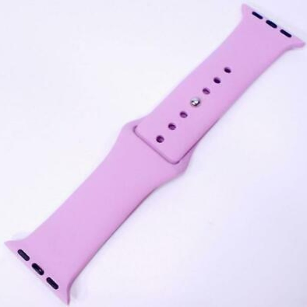 Lavender Silicone Band Compatible Smart Watch – 38